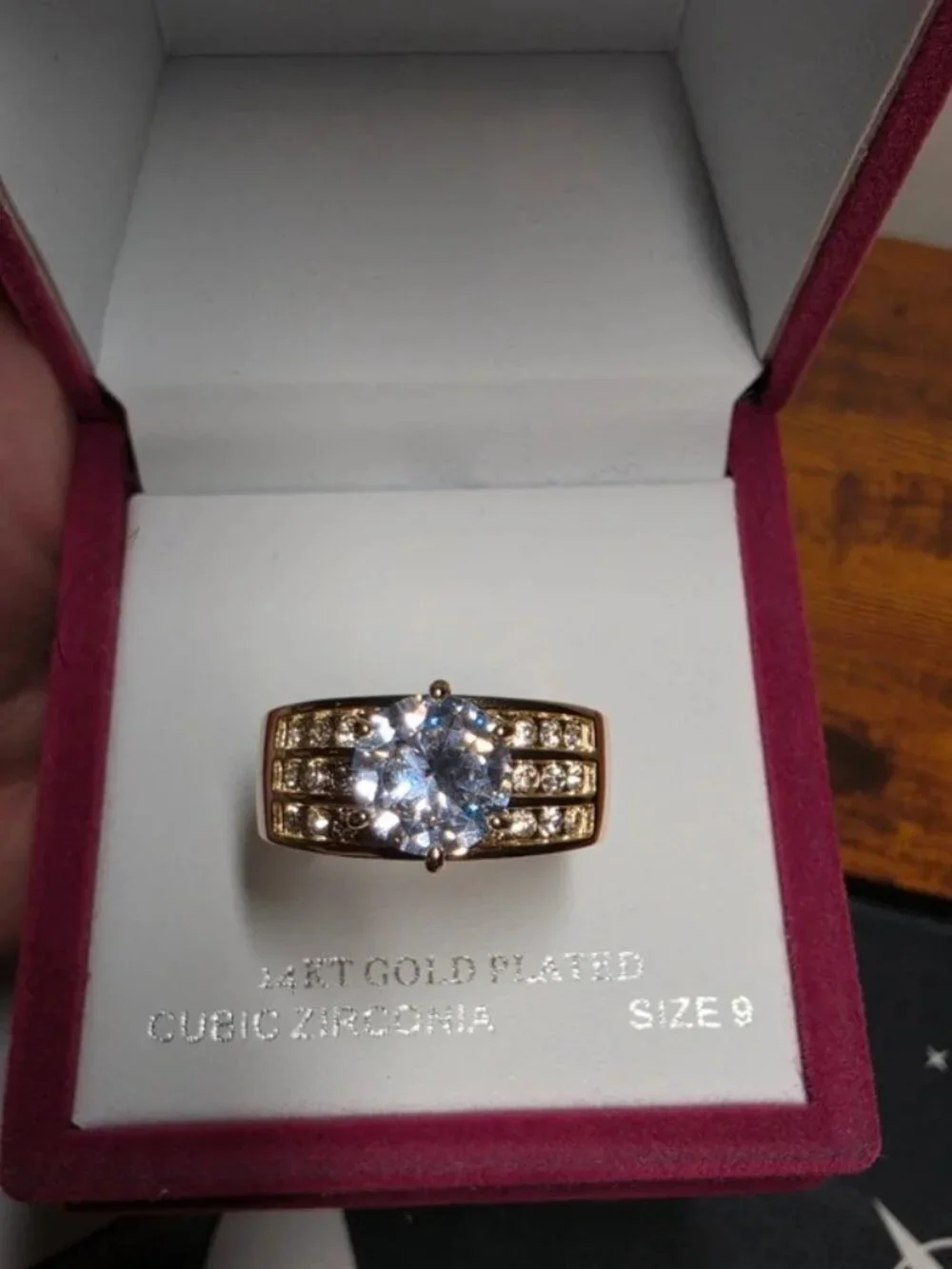 Sparkle Allure 14kt Gold Plated Ring